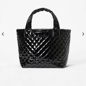 MZ Wallace Black Lacquer Small Metro Tote Deluxe bag - NWOT